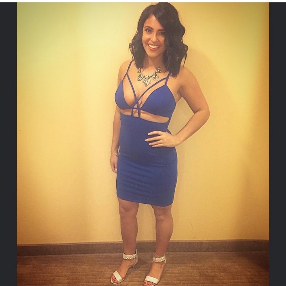 Royal Blue Mini Dress